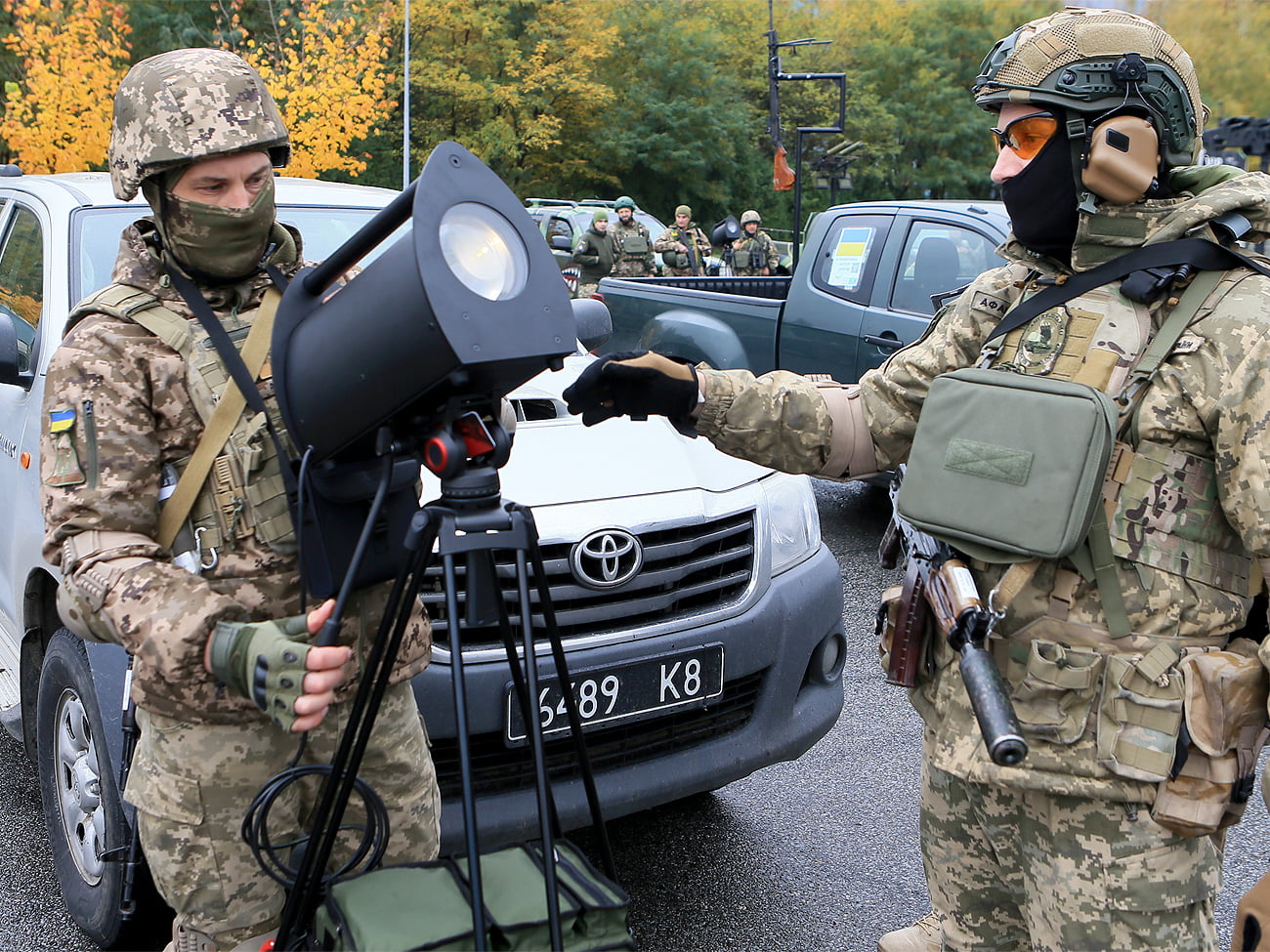 mobilne zespoły strzeleckie chroniące obwód lwowski