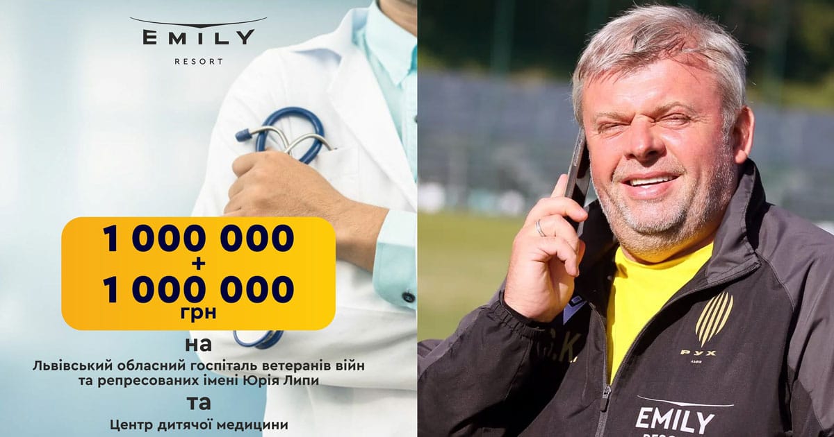 Рух до перемоги: 24 мільйони гривень благодійності від Козловського та його команди за рік